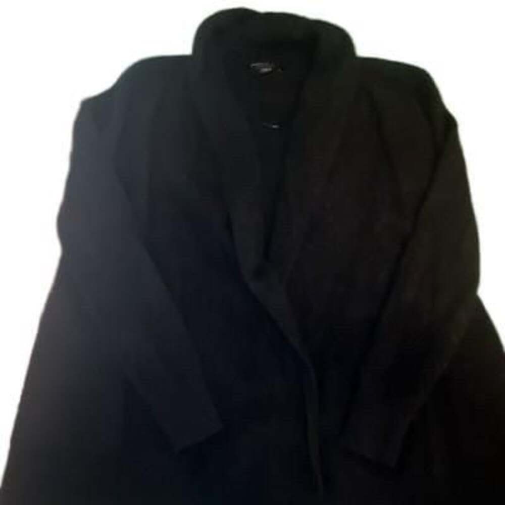 PREOWNED!  Banana Republic Womens XS Black Cashmere Open Sweater